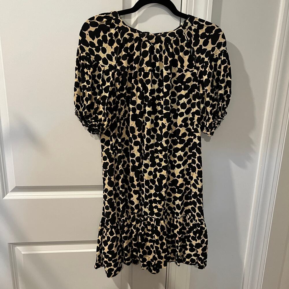 $1100 PROENZA SCHOULER Short Sleeve Cut Out Dress